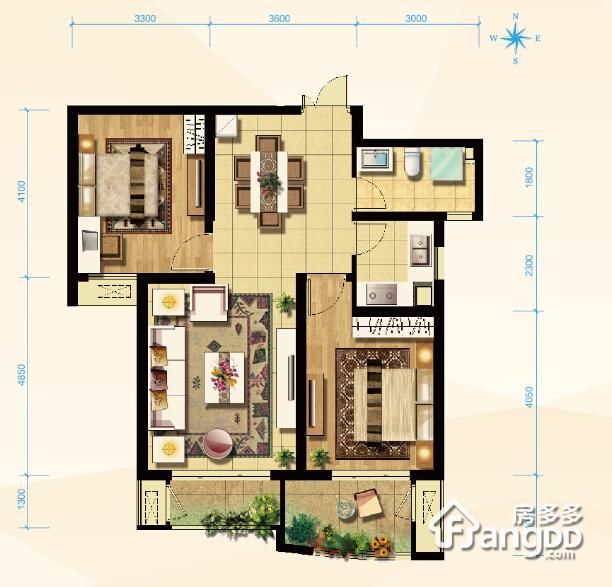 绿地塞纳公馆户型图