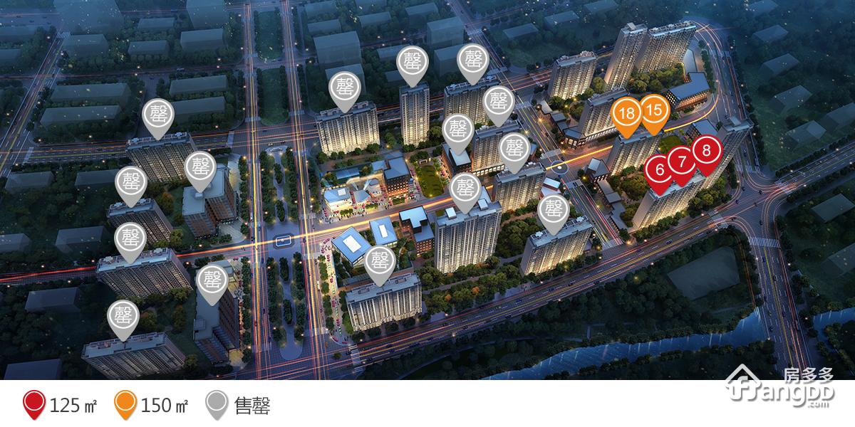 万科翡翠公园沙盘图