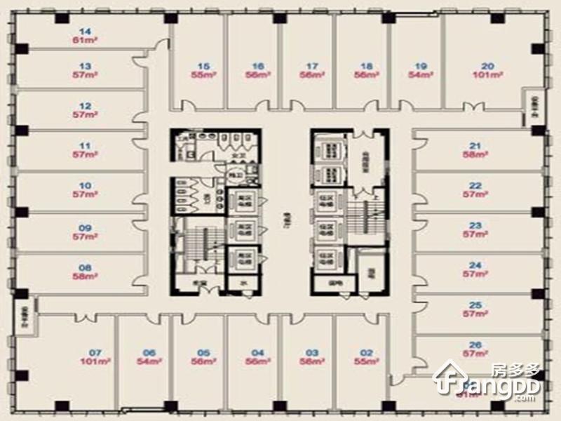 绿地中心11500元/㎡