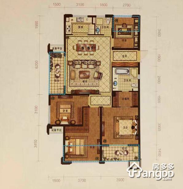众安白马御府户型图
