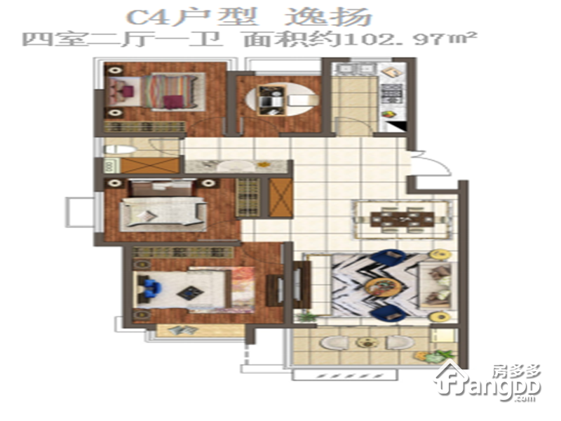 弘阳昕悦府户型图