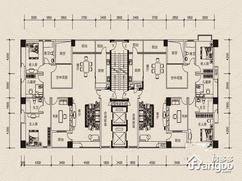 富盈东方华府19500元㎡