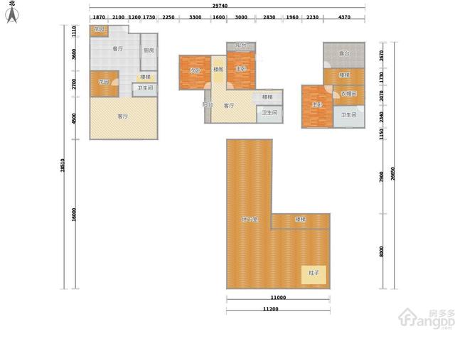 > 万科琥珀郡园 5室 2厅 404平