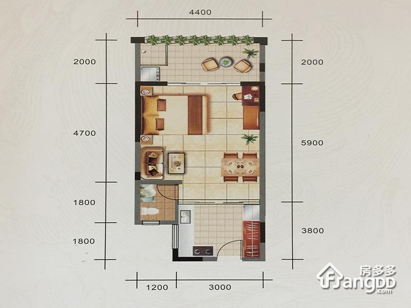 华侨城·椰海蓝天户型图