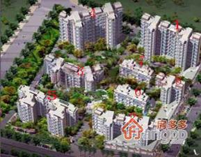 左庭右院北区小区图片